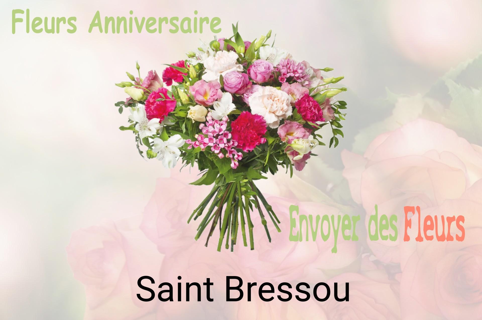 Bouquet de fleurs d’anniversaire livré à Saint-Bressou